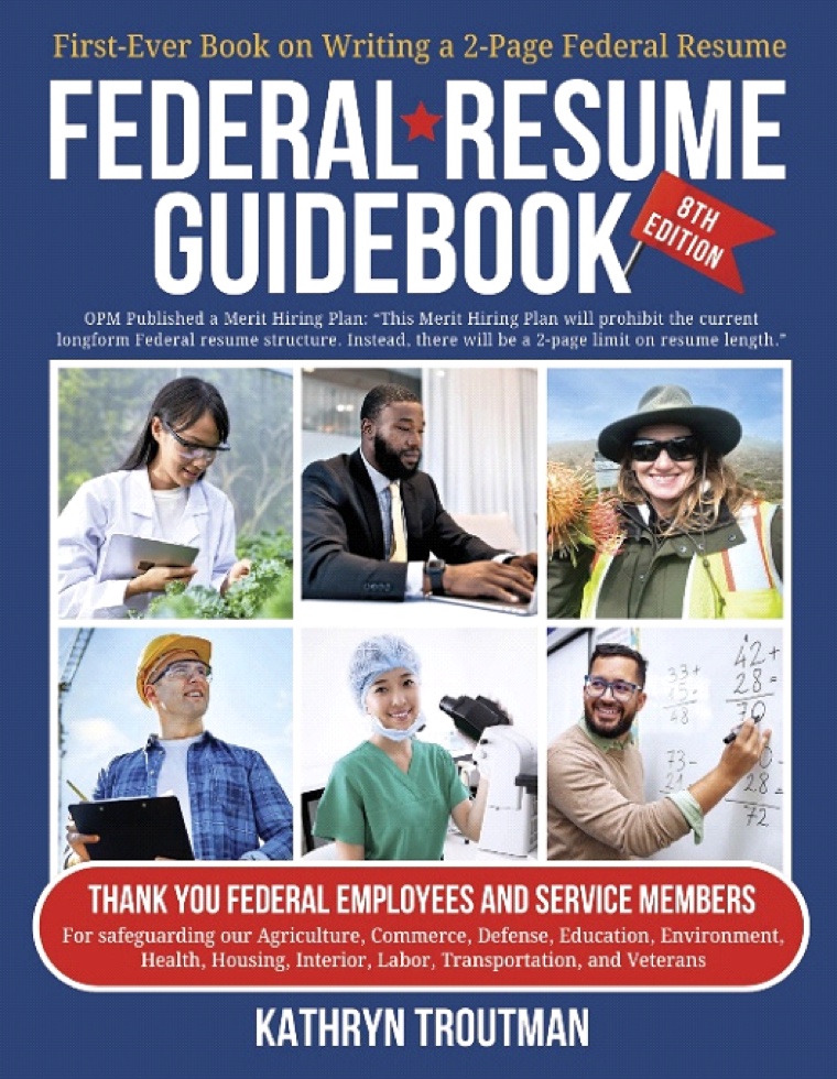 Federal Resume Guidebook, 8th Edition cover