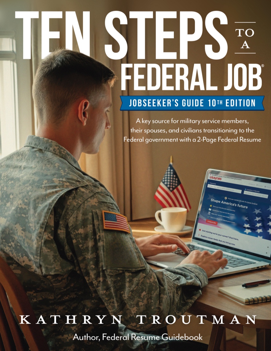 Jobseeker’s Guide, Ten Steps to a Federal Job, 10th Edition cover