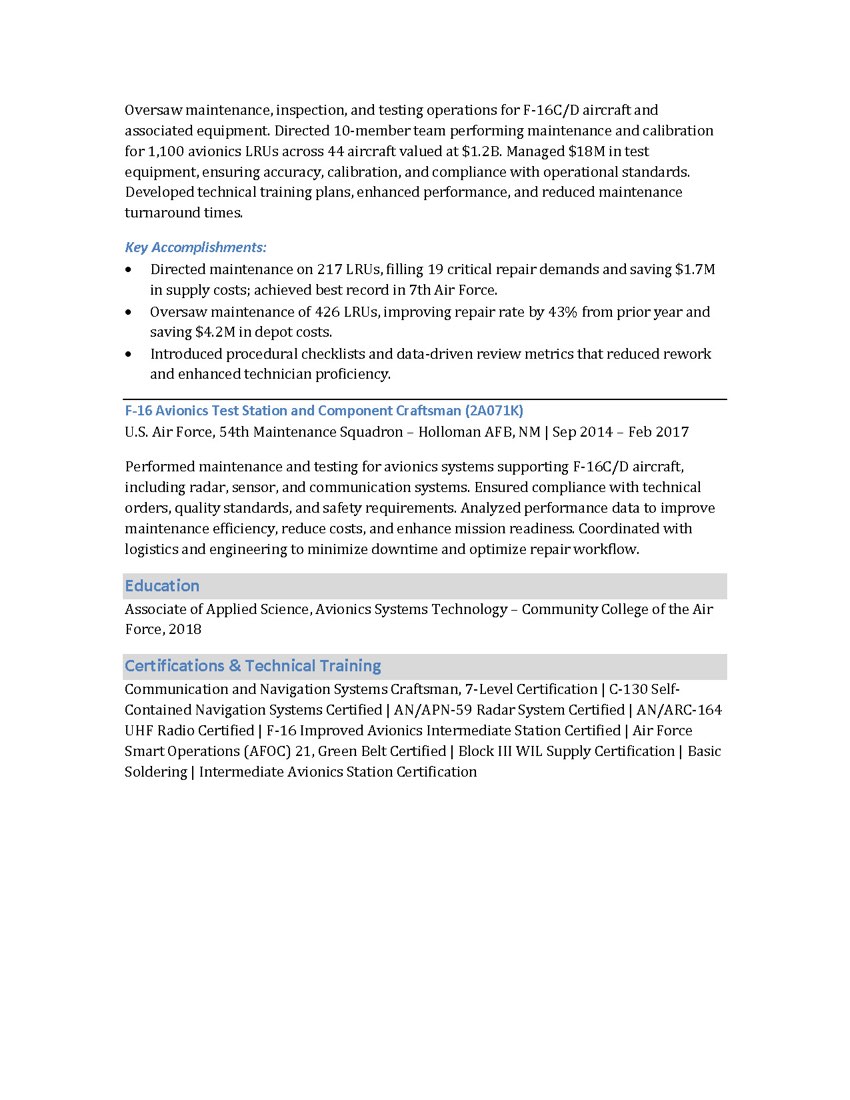 The same record, retargeted, page 2 of 2