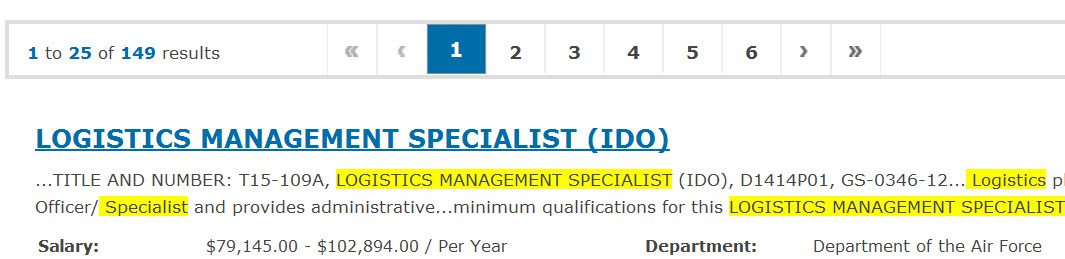 149 jobs logistics usajobs