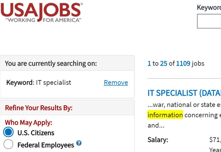 Difference Between Contractor IT Specialist Resume and Federal Resume