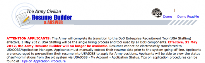CPOL Resumix  Closed Forever on May 31, 2012