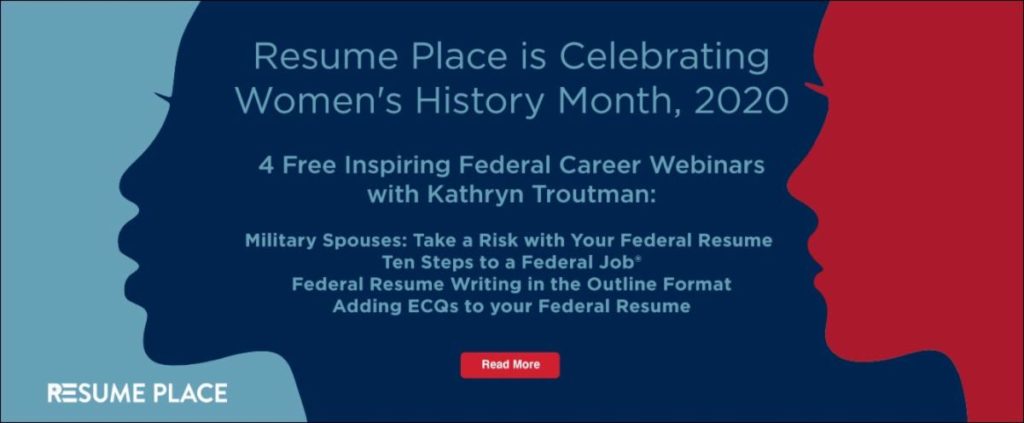 Women's History Month 2020 Webinars