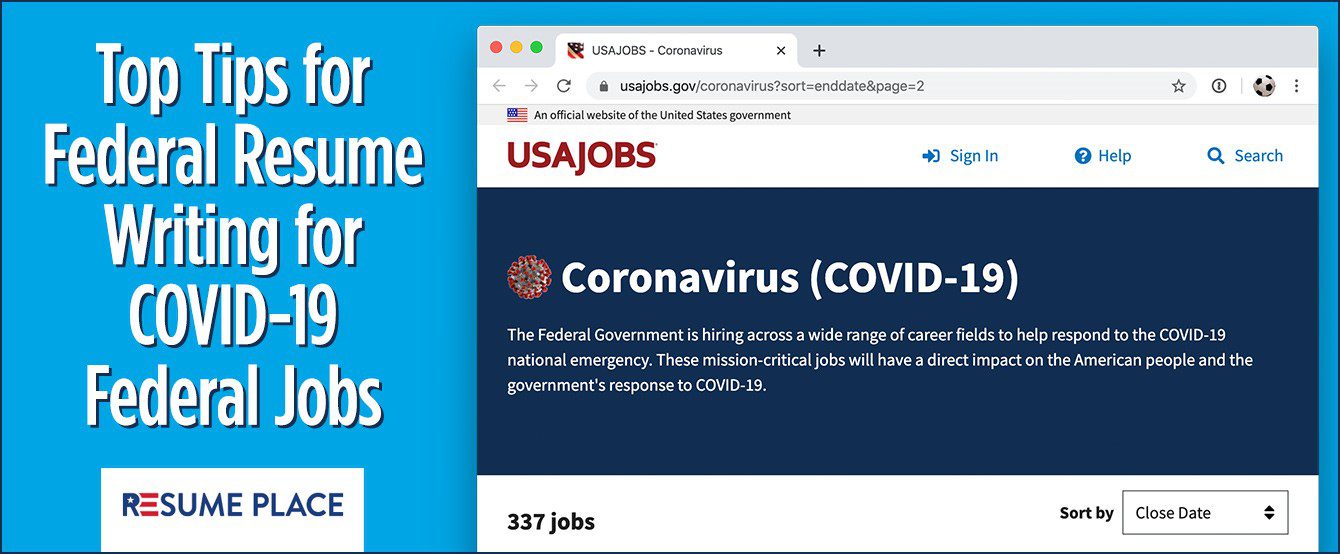 COVID-19 Federal Job Application Tips