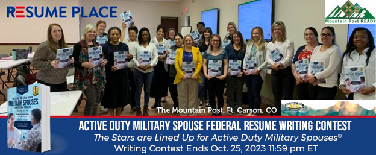 Military Spouse Federal Resume Writing Contest