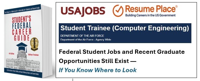 Federal Student Jobs and Internships Still Exist
