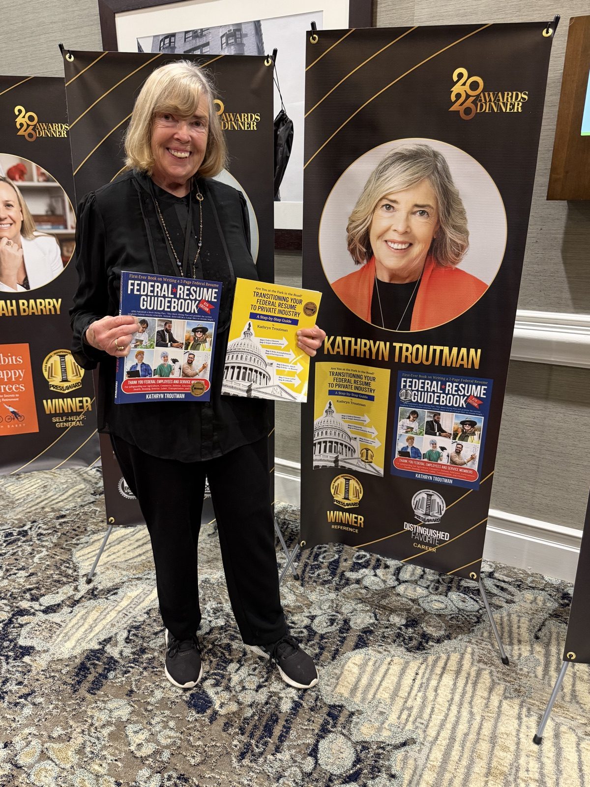 Kathryn Troutman at the 2026 Independent Press Awards dinner